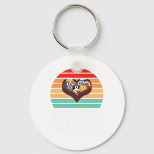 Grandpa Is My Name Billiards Is My Game Billiards Keychain