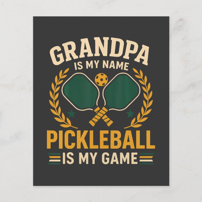 Grandpa Is My Name Flyer (Front)