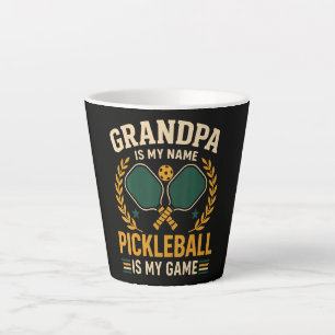 Grandpa Is My Name Latte Mug