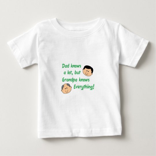 Grandpa Knows Everything Baby T-Shirt