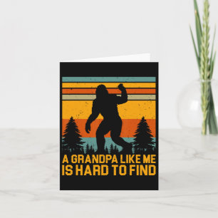 Grandpa Like Me Is Hard To Find Dad Fathers Day Pa Card