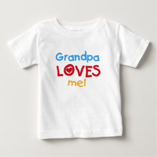 Grandpa Loves Me Baby T-Shirt