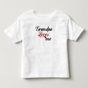 grandpa Loves me Toddler T-shirt