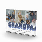 Grandpa Man Myth Legend Photo Block