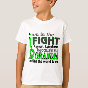 Grandpa Means The World To Me Lymphoma T-Shirt
