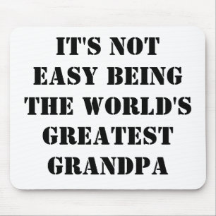 Grandpa Mouse Pad