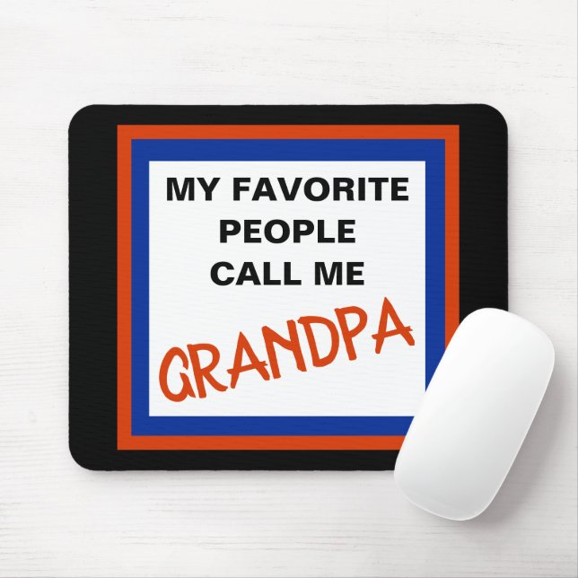 GRANDPA MOUSE PAD (With Mouse)