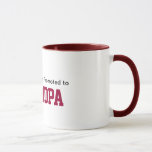 Grandpa Mug<br><div class="desc">Great Dads get promoted to grandpa . A cool gift on fathers day.</div>