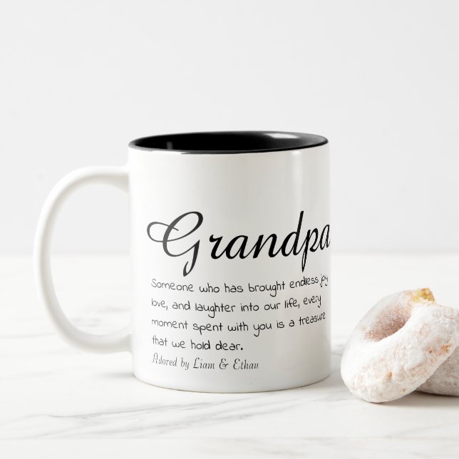 Grandpa Mug - Love You to the Moon and back (With Donut)