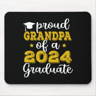 Grandpa Of A 2024 Graduate Cl Of 2024 Graduation Mouse Pad