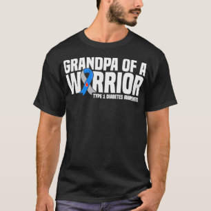 Grandpa of a Warrior Type 1 Diabetes Awareness Pul T-Shirt