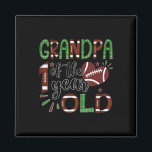Grandpa Of The 1 Year Old Football 1st Year Down B Magnet<br><div class="desc">Grandpa Of The 1 Year Old Football 1st Year Down Birthday 2</div>