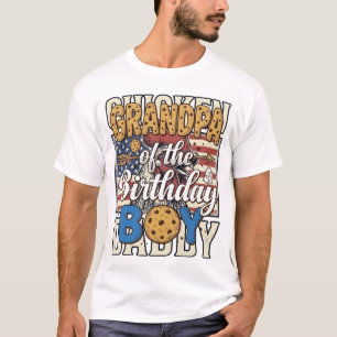 Grandpa of the Birthday Boy Cookie Milk Shirt Desi