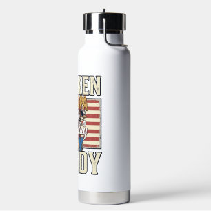 Grandpa of the Birthday Boy Cookie Milk Shirt Desi Water Bottle