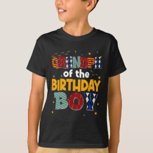 Grandpa Of The Birthday Boy Family Party Decoratio T-Shirt