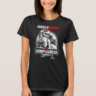 Grandpa of the birthday boy  Grandpa rex Spanish T-Shirt