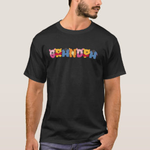Grandpa Of The Birthday Girl Bear Family Matching T-Shirt