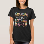 Grandpa of The Birthday Girl Ice Cream Lover Party T-Shirt<br><div class="desc">Grandpa of The Birthday Girl Ice Cream Lover Party</div>