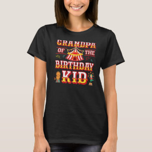 Grandpa Of The Birthday Kid Ringmaster Paw Paw Fat T-Shirt