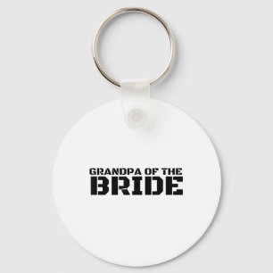 Grandpa Of The Bride Funny Wedding Groom Party Gif Keychain