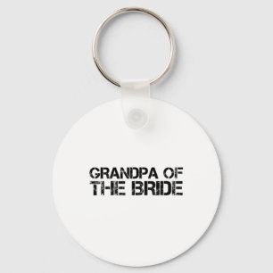 Grandpa Of The Bride Funny Wedding Groom Party Gif Keychain