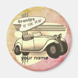 Grandpa Of The Year  magnet