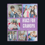 Grandpa Photo Custom Throw Keepsake Gift Fleece Blanket<br><div class="desc">Celebrate the love between a grandfather and his grandchildren with this personalized Grandpa Photo Blanket – a cozy, custom-made gift that turns cherished family moments into a heartwarming keepsake. Whether it’s for Christmas, a birthday, Father’s Day, or just because, this thoughtful throw is sure to bring a smile to his...</div>