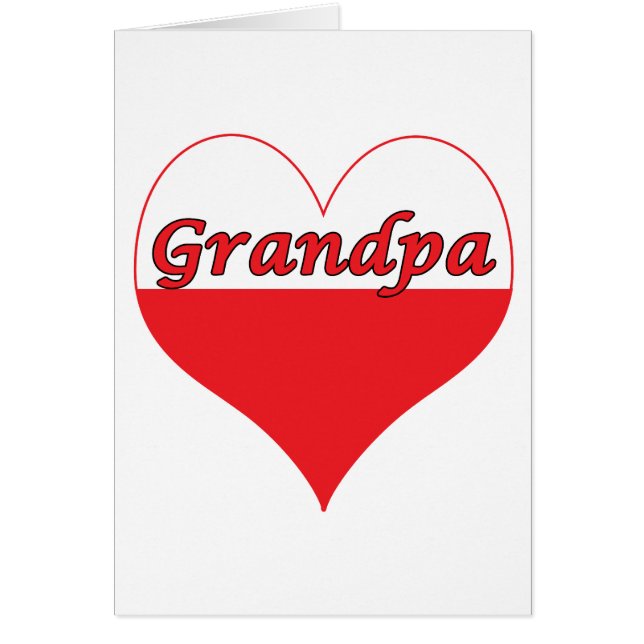 Grandpa Polish Heart (Front)