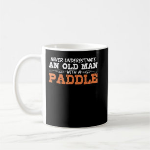 Grandpa Retired Paddle Canoe Joke Kayak Kayaking C Coffee Mug