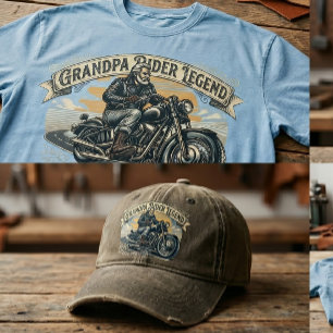 Grandpa Rider Legend Trendy Design T-Shirt
