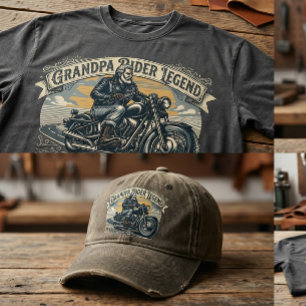 Grandpa Rider Legend Trendy Design T-Shirt