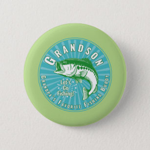 Grandpa’s Favourite Fishing Buddy 2 Inch Round Button