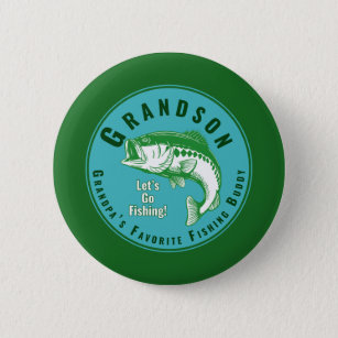 Grandpa’s Favourite Fishing Buddy 2 Inch Round Button