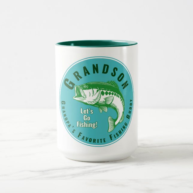Grandpa’s Favourite Fishing Buddy Mug (Center)