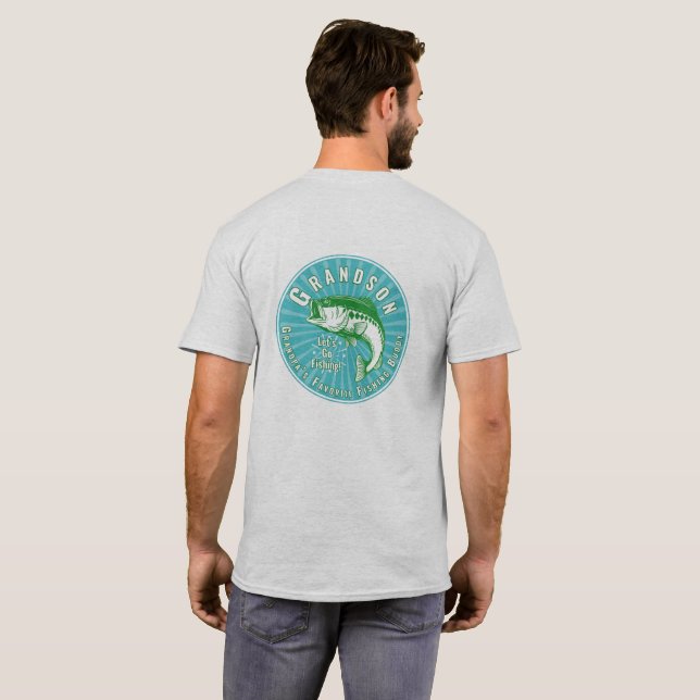Grandpa’s Favourite Fishing Buddy T-Shirt (Back Full)