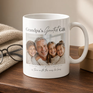 Grandpa’s Greatest Gift Personalized Grandkids Coffee Mug