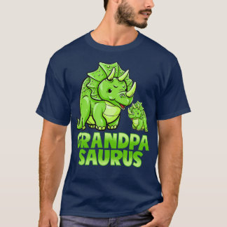 Grandpa Saurus Dinosaur Funny Grandpasaurus  For T-Shirt