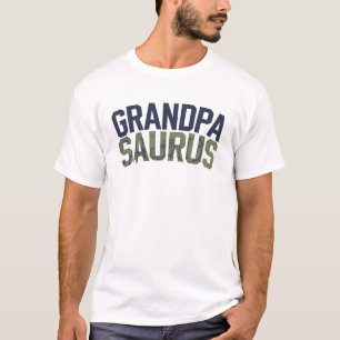 Grandpa Saurus Funny Dinosaur T-Shirt