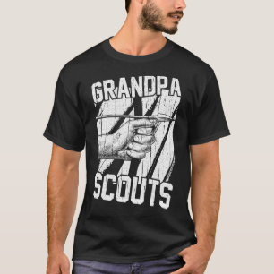 Grandpa Scouts Archer Arrows Bow Archery Grandda T-Shirt