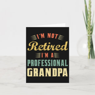 Grandpa Shirts For Men Funny Fathers Day Retired G Card