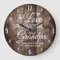 Grandpa Spending Time with Custom Name