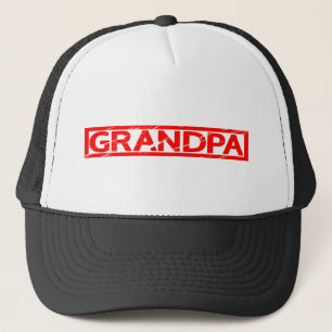 Grandpa Stamp Trucker Hat