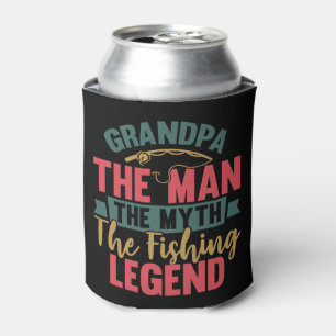 Grandpa - The Man, The Myth, The Fishing Legend Can Cooler