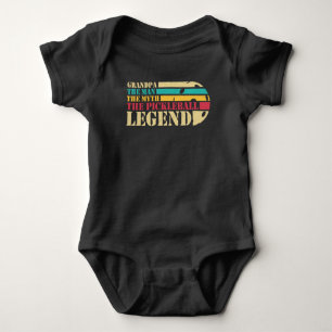 Grandpa the Man the Myth the Pickleball Legend Baby Bodysuit