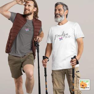 grandpa to be Gender reveal party matching T-Shirt