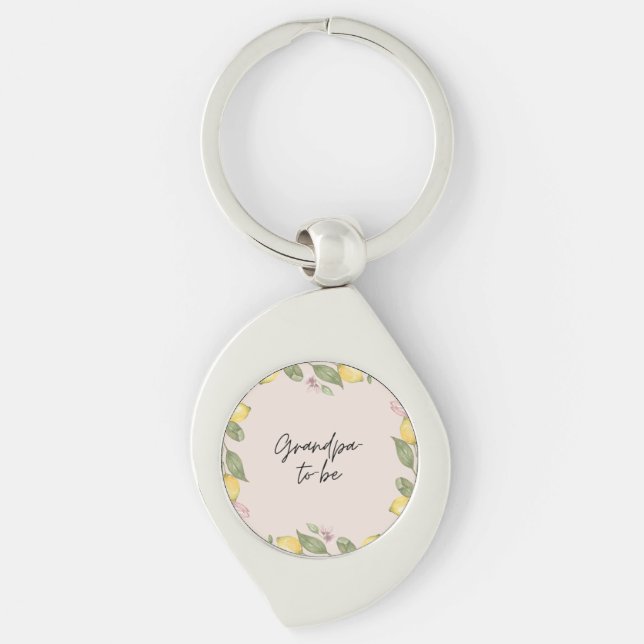 Grandpa-to-be Keychain (Front)