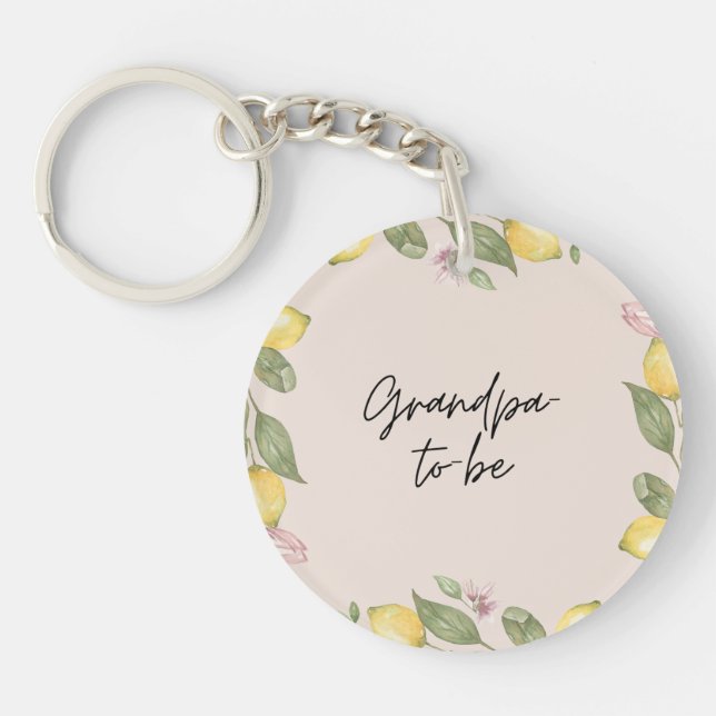 Grandpa-to-be Keychain (Front)