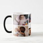 Grandpa We Love You Photo Collage Magic Mug<br><div class="desc">Give your grandpa a perfect gift. Design featuring of 5 of your favourite photos and nana we love you text.</div>