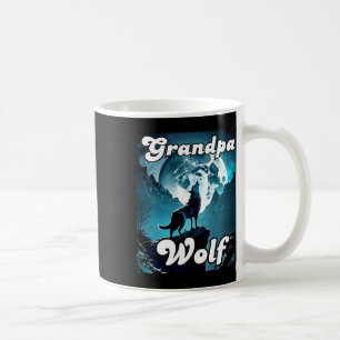 Grandpa Wolf Matching Tribe Wolves Camping Pack Fa Coffee Mug
