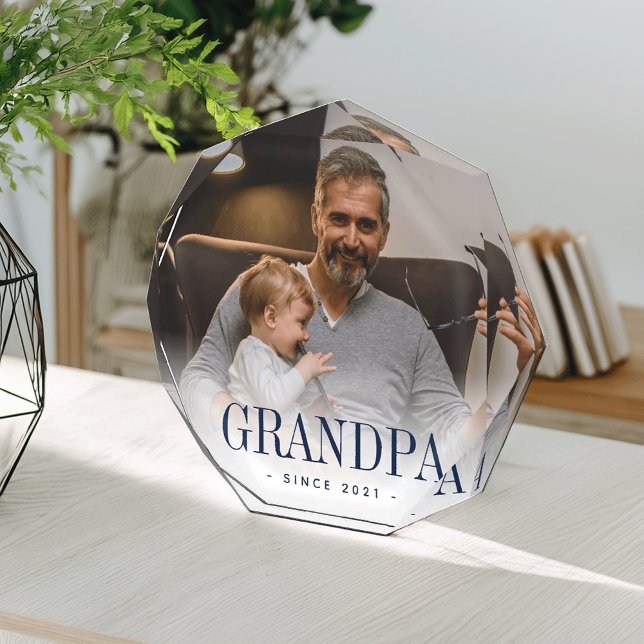 Grandpa Year Established Photo Block (Creator Uploaded)